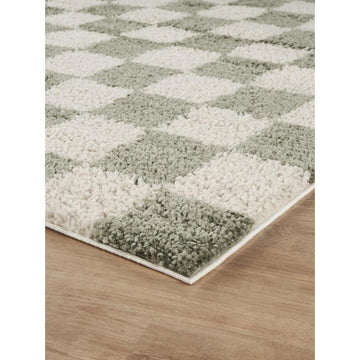 Chester Check CHS01 Sage Runner-Desire Rugs-Rug Love - The Most Loved Rug Store